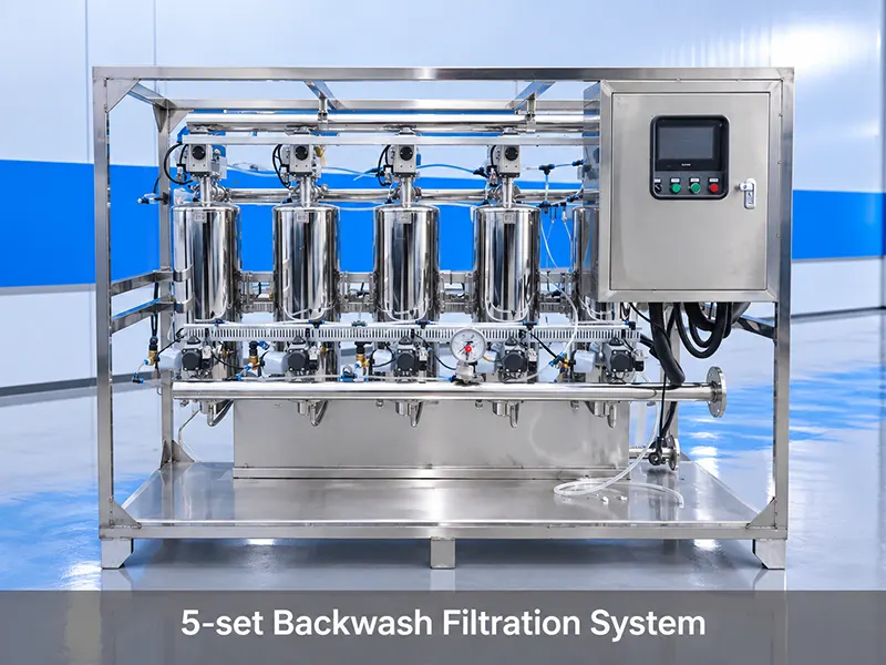 5-set Backwash Filtration System